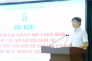 Sinh viên Việt Nam ở nước ngoài góp ý Dự thảo Báo cáo Chính trị ĐH Hội Sinh viên Việt Nam lần thứ XI