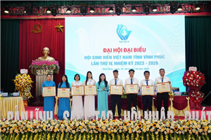 Đại hội đại biểu Hội Sinh viên Việt Nam tỉnh Vĩnh Phúc lần thứ IV, nhiệm kỳ 2023-2028