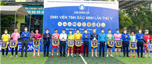 Khai mạc giải bóng đá sinh viên tỉnh Bắc Ninh năm 2022