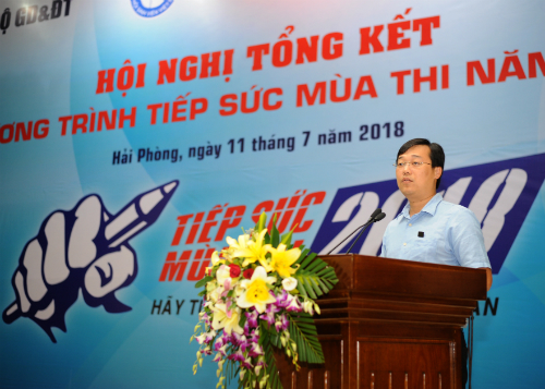 Đồng chí Lê Quốc Phong phát biểu tại hội nghị