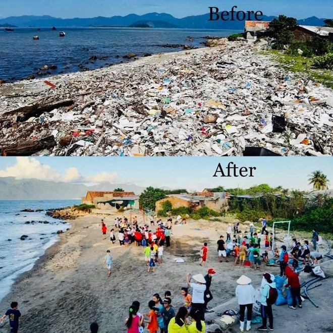 Nóng mạng xã hội: ''Thử thách dọn rác'', bạn sẵn sàng dọn sạch rác ở Việt Nam? - ảnh 2