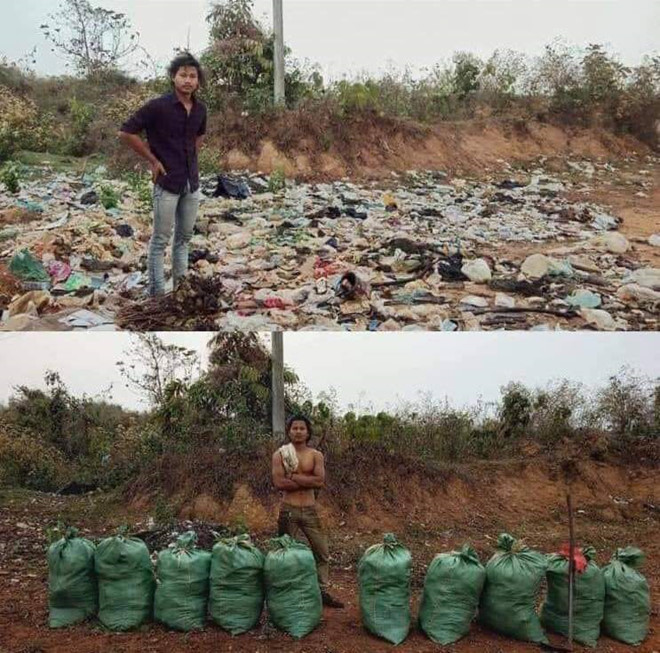 Nóng mạng xã hội: ''Thử thách dọn rác'', bạn sẵn sàng dọn sạch rác ở Việt Nam? - ảnh 3